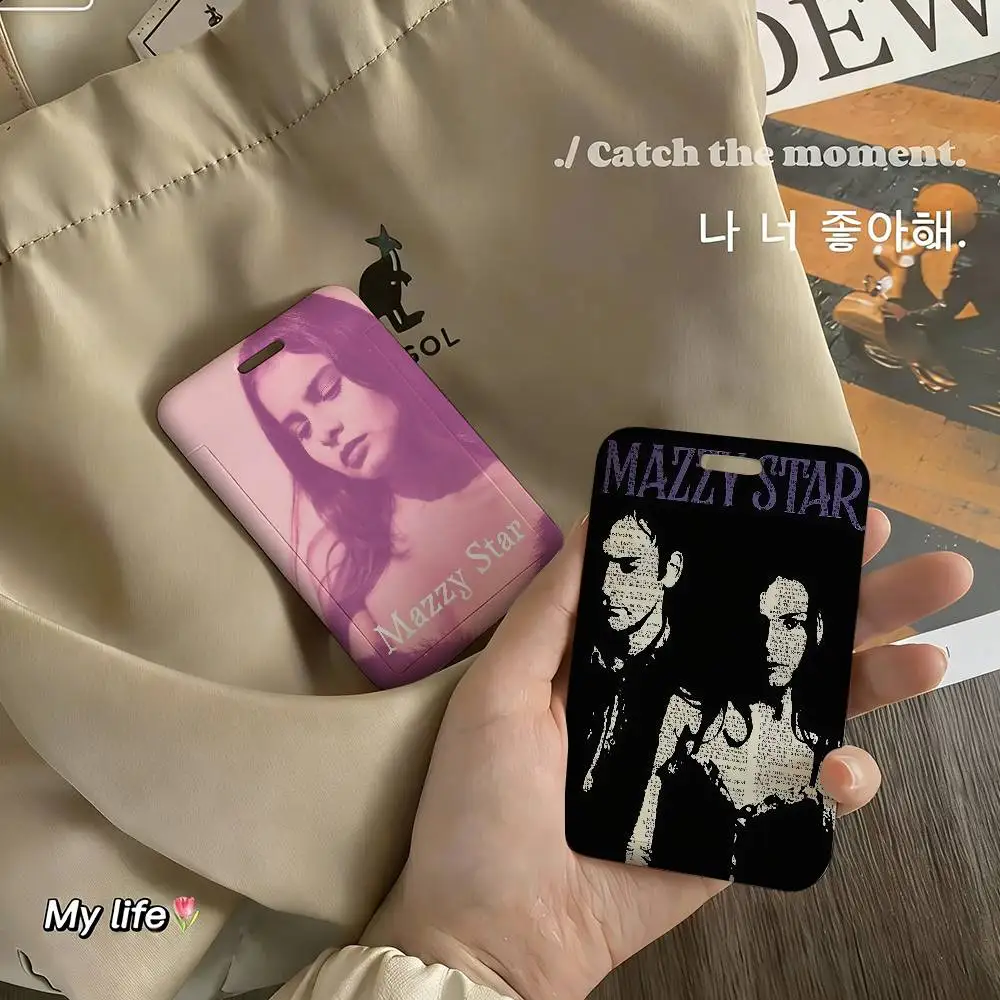 Musikalbum M-Mazzy Star Taschen-Kreditkarten-ID-Kartenhalter mit Halsband