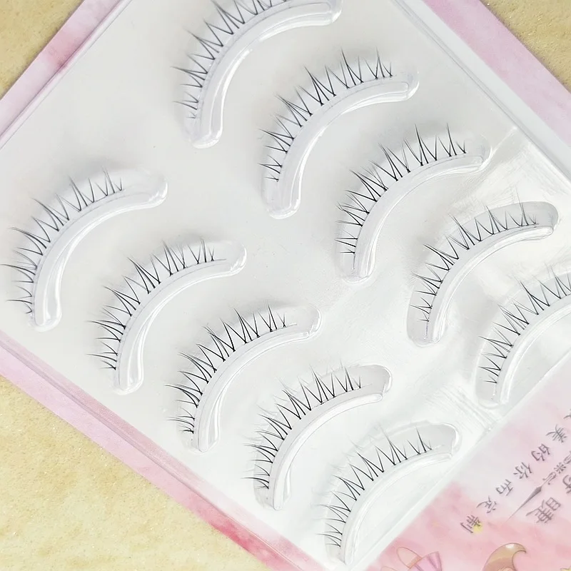 Make-up-Set für untere Wimpern, 5 Paar 3D-Wimpernverlängerungen mit natürlichem Aussehen, für untere Wimpern, Cosplay – Detail 4