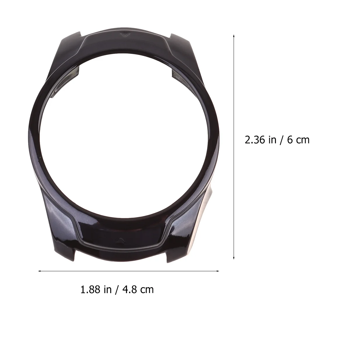 Tpu Protective Case Transparent Hollow Cover Shockproof Anti-Scratch Smart Watch Shell Compatible Use