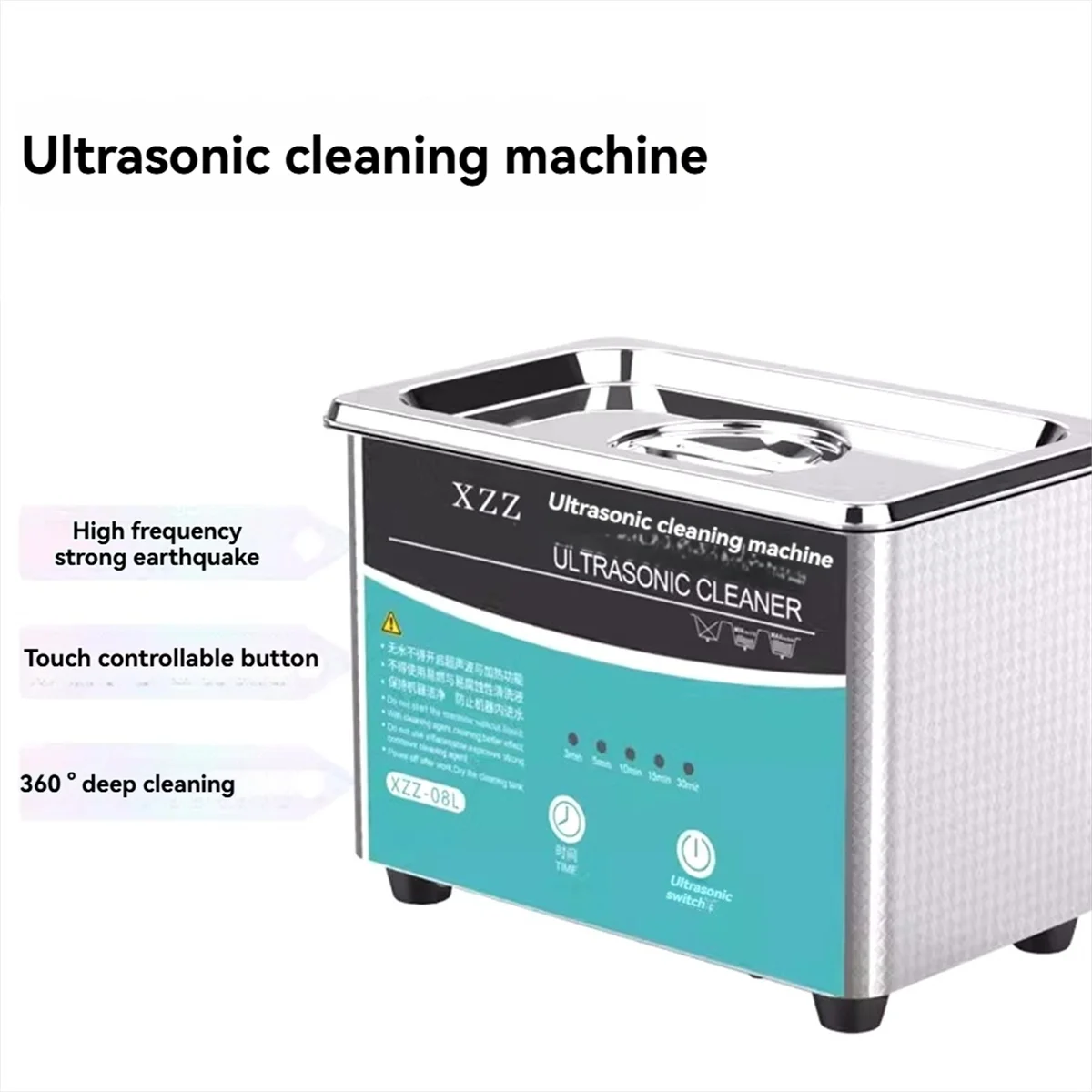 

A61I Ultrasonic Cleaning Machine Mobile Motherboard Maintenance Cleaning Glasses Industrial Parts Cleaning Machine US Plug