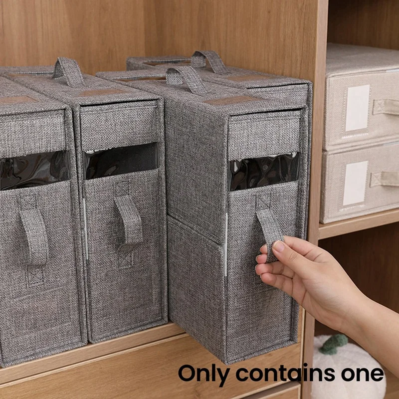 ABBN-Bed Sheet Storage Box Clothing Sheet Organizer Wardrobe Blanket Quilt Cover Storage Box