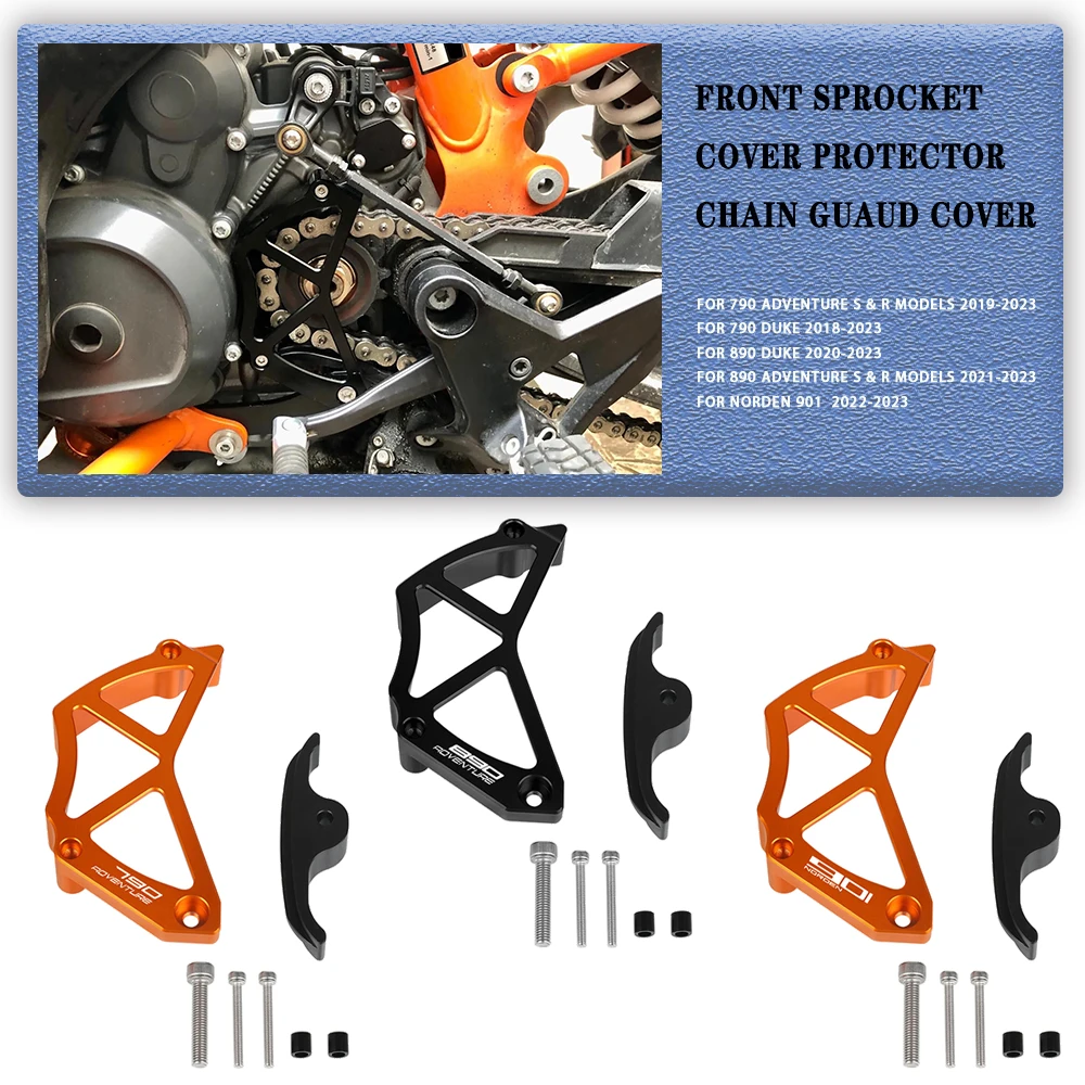 Front Sprocket Guard Protector Chain Guaud Cover For husqvarna NORDEN 901 NORDEN 901 norden901 2022-2023 motorcycle accessories