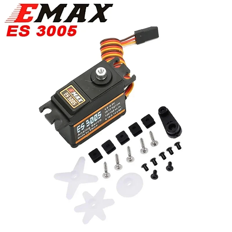 

1/4 шт., водонепроницаемый сервопривод EMAX ES3005, 43 г, 13 кг