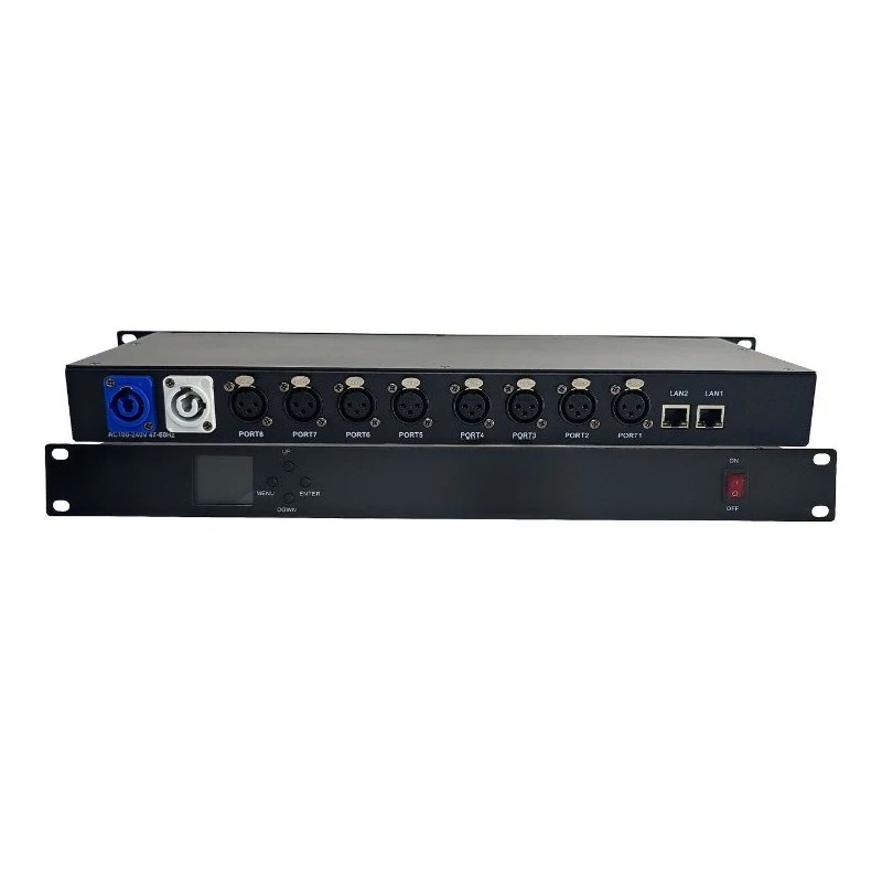 

Stage lighting bi-directional Artnet-8DMX converter, performance lighting control expander