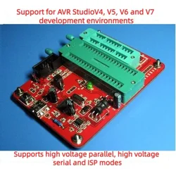 AVR High Voltage Programmer, USB To Serial Port, ISP STK500 Four In One Parallel