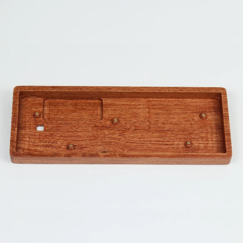 For ANNE PRO2 Wooden Keyboard Case Rosewood Walnut Non-slip Custom Solid Wooden Case for Gaming Mechanical Keyboard Accessories