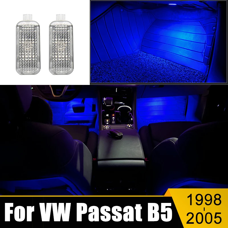 

LED Car Footwell Lamp Atmosphere Lights For Volkswagen VW Passat B5 1998-2000 2001 2002 2003 2004 2005 Decoration Accessories