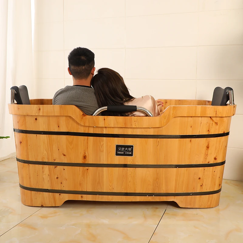 Adult Hot Water Bath Tub Wooden Foot Soaking Large Modern Portable Bath Tub Japanese Baldes Plegables Salon Furniture MQ50YP