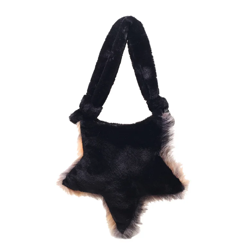 

Pointed Star Shoulder Five Plush Bag Popular Crossbody Women's Handbags For Women Casual High-Quality Messenger Versatile Luxury