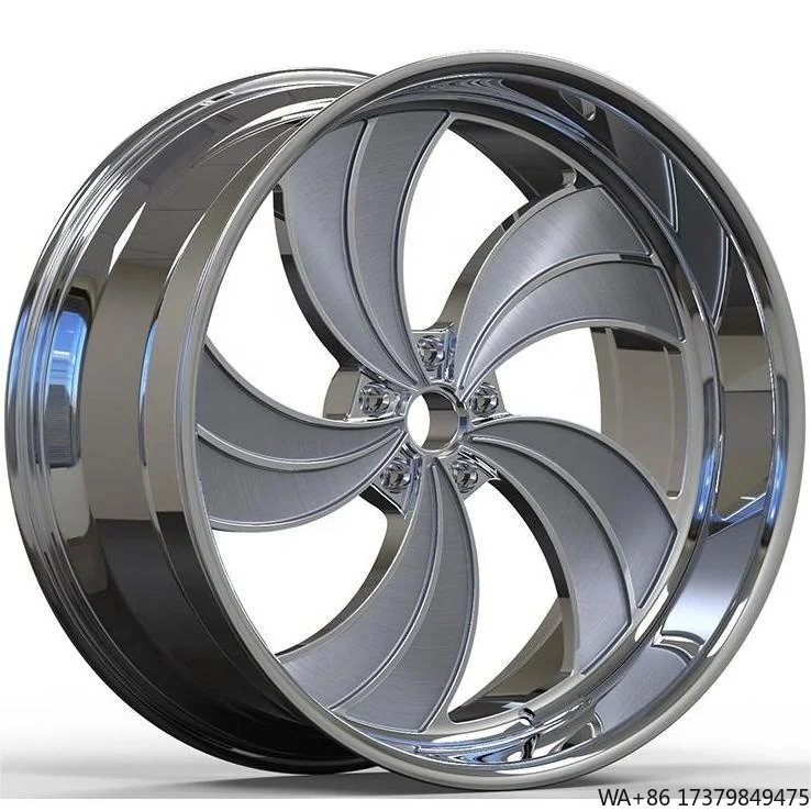 

Изготовленные на заказ высокопрочные серебряные кованые легкосплавные диски для пассажирских автомобилей 16/19/21/23 дюймов 5X100 5X114.3 5X120 полированные золотые диски