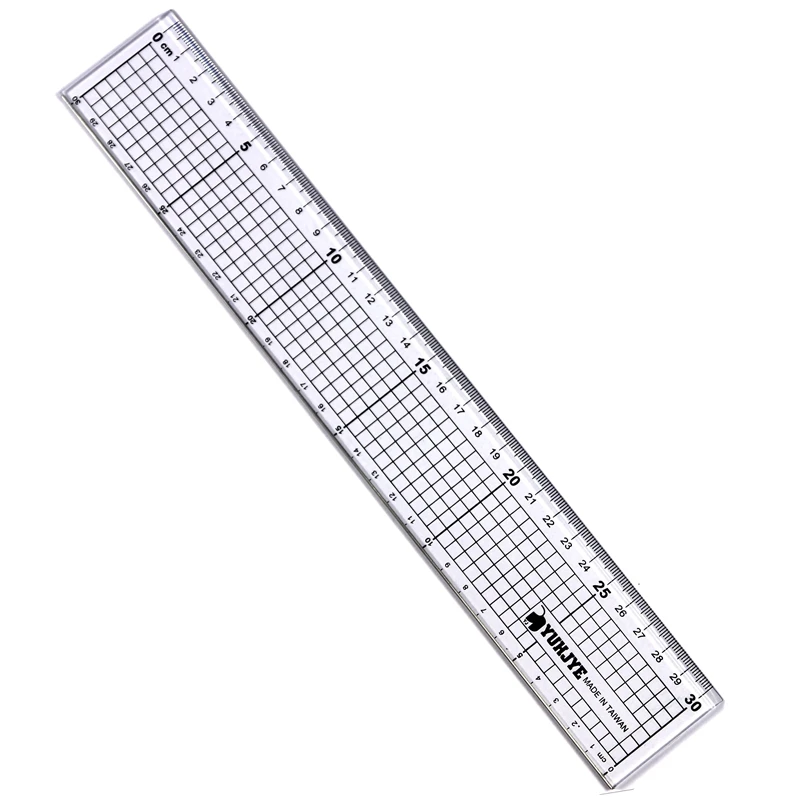 30*5 Quilters Ruler with Double Colored and Grid Lines Patchwork Ruler Acrylic Sewing Ruler for Sewing Quilting Cutting Ruler