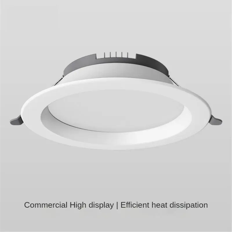 Spot Lumineux LED Circulaire Encastrable pour la Cuisine, Éclairage Étanche, Lumière Blanche Chaude ou Froide, 7/9/12/15/18W, AC 220/240V