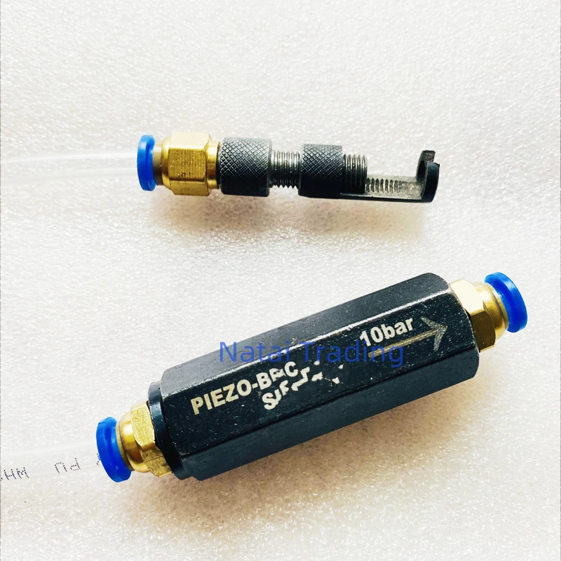 for Bosch Siemens Piezo Diesel Injector Oil Return Check Valve 10 Bars Booster Valve with Tube Quick Connect Joint Repair Tool
