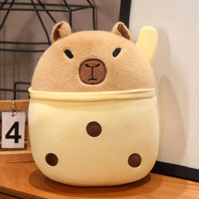 Poupée en peluche Capibala pour enfants, poupée en peluche Capybara, poupée Leurs doll endormie, cadeau d'anniversaire pour fille, 450mm