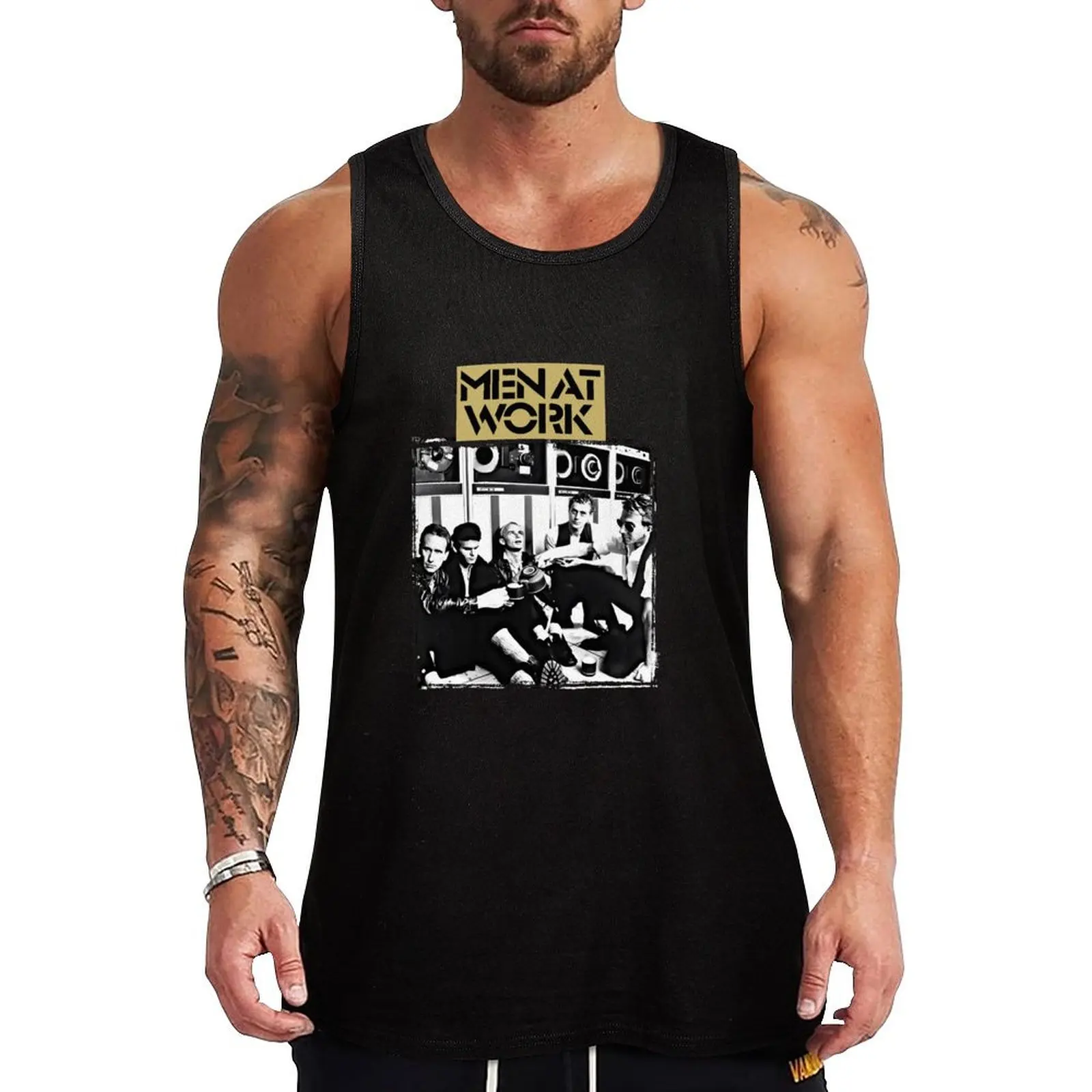 Reward Men At Work Band Gift For Halloween Tank Top man vest sexy clothes men t shirt clothes for men