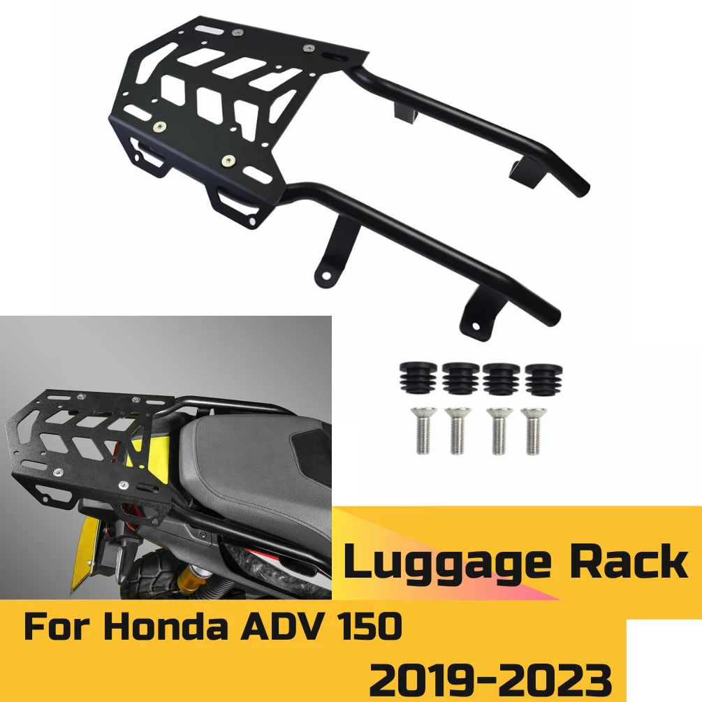 ADV 150 Rear Luggage Rack Carrier Mount Backrest Cargo Holder For Honda ADV150 2019 2020 2021 2022 2023 Motorcycle Accessories