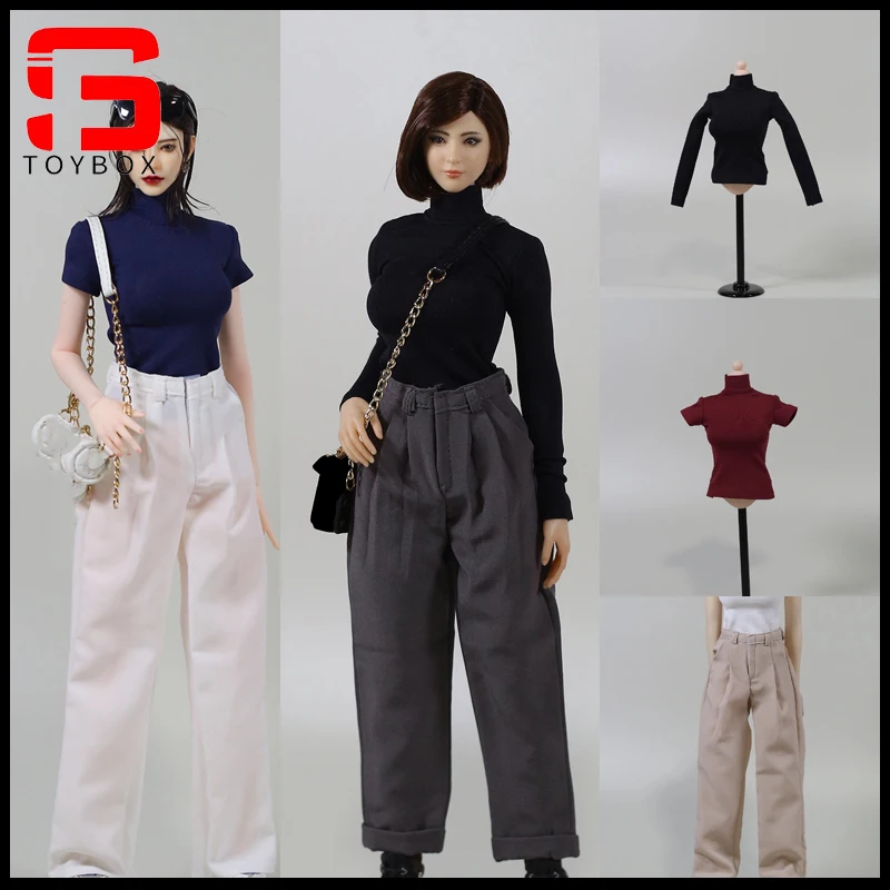 HAILI TOYS HF012 Skala 1/6 Codzienne Krótkie Rękawy Długie Rękawy Spodnie Ubrania Model dla 12-calowej Figurki Żołnierki