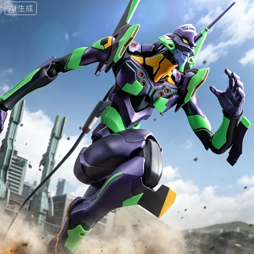 2026 New Evangelion Block Figures Super Dynamic Legendary Edition EVA Assembly Model Desktop Ornament Toy Decoration Toys Gifts