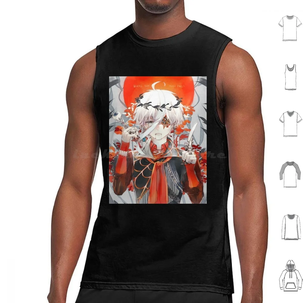 Kaneki Ken Classic Tank Tops Vest Sleeveless Tokyo Ghoul Manga Anime Kaneki Ken Tokyo Ghoul Shonen Seinen Aesthetic Anime