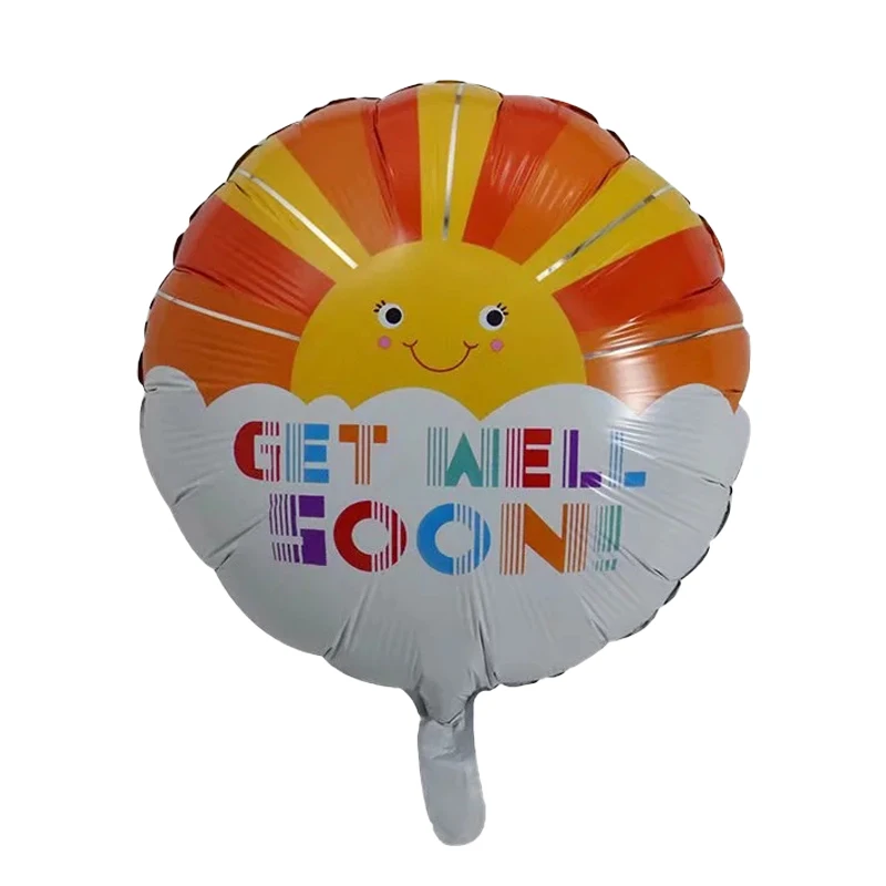 10 قطعة 18 بوصة احصل على جيد قريبا احباط بالونات الهيليوم أطيب التمنيات لحفلة عيد ميلاد موضوع مستشفى زينة الاطفال اللعب الهواء Globos #2