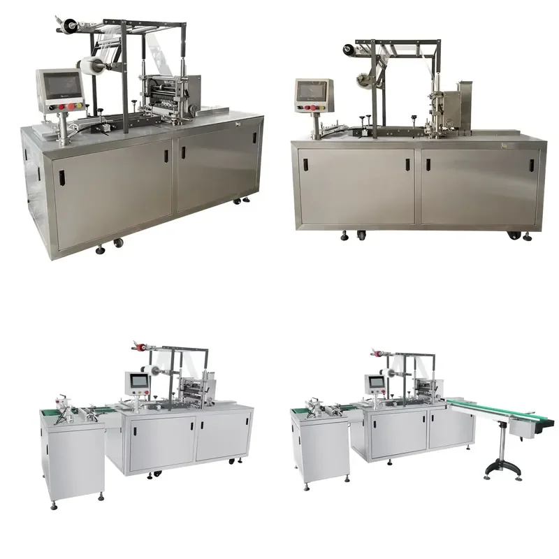 Recycling Machine 2026 Automatic Perfume Box Cellophane Wrapping Machine, Cellophane Box Packing Machine, Flat Push Packing