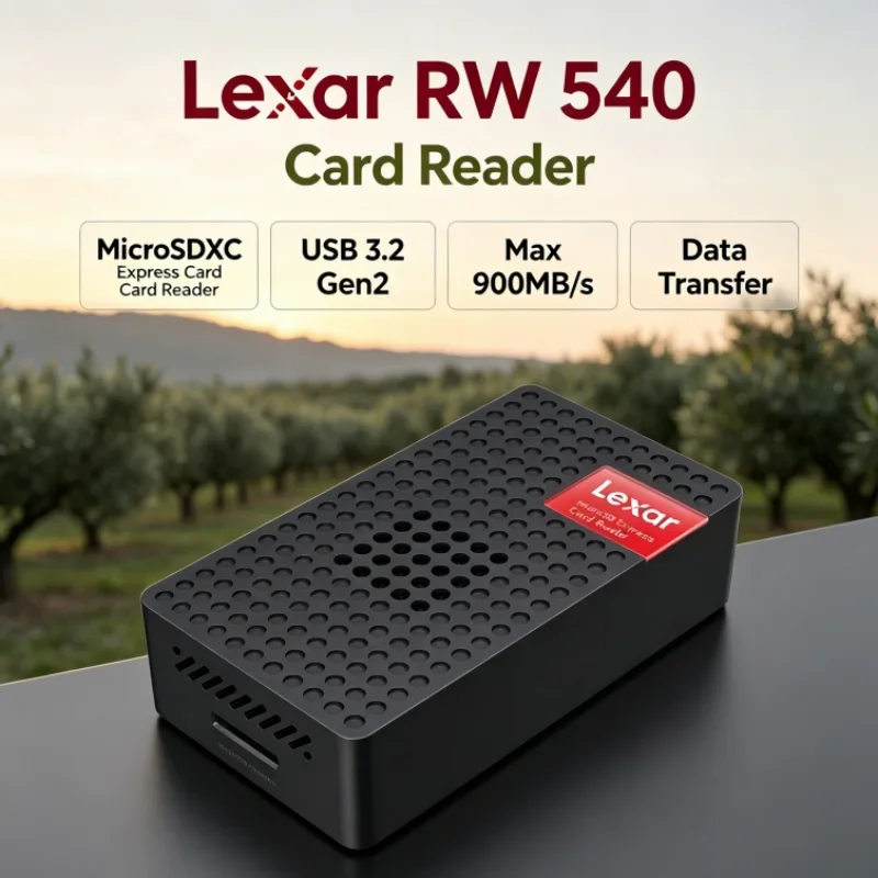 Lexar RW540 Max 900MB/s PLAY PRO MicroSD Card Reader MicroSDXC Express Card Reader USB 3.2 Type-C for Switch 2 Data Transfer