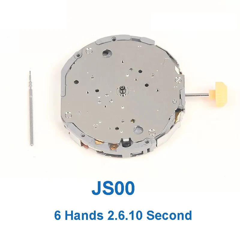 حركة JS00 حركة ميوتا JS00 2.6.10 كرونوغراف ثاني صغير 30 دقيقة/ثانية 24 ساعة مقاس 12 1/2 بوصة ارتفاع 4.18 ملم