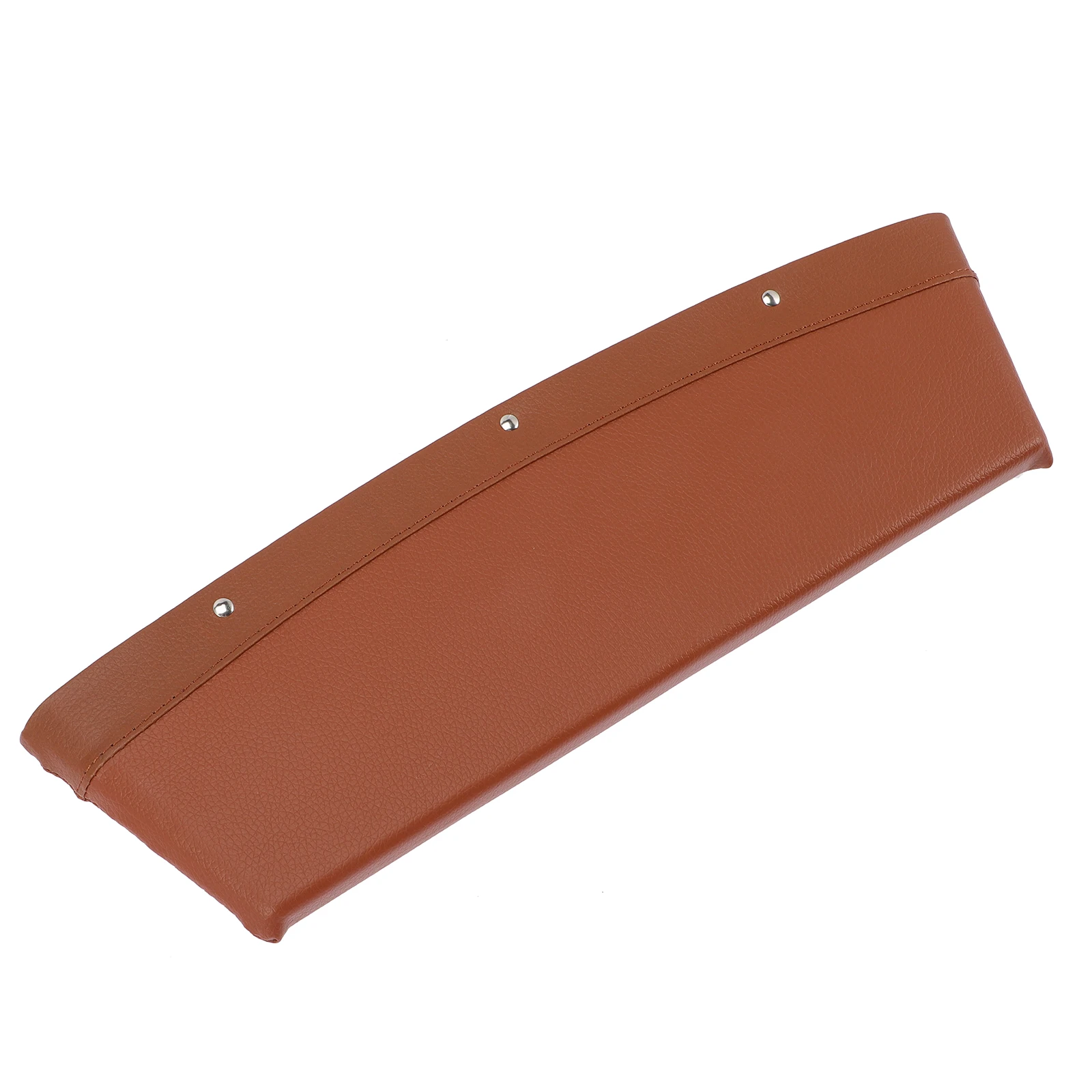 

2pcs Pu Car Seat Gap Organizer Storage Box Tidy Accessories For Vehicles Brown Console Pockets Filler Interior Upgrade