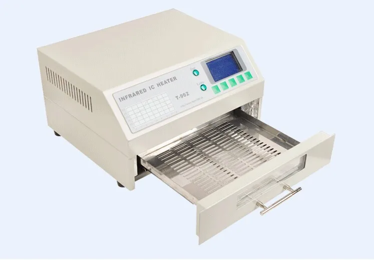 PUHUI T-962 Authorized Infrared IC Heater T962 Desktop Reflow Solder Oven BGA SMD SMT Rework Station T 962 Reflow Wave Oven