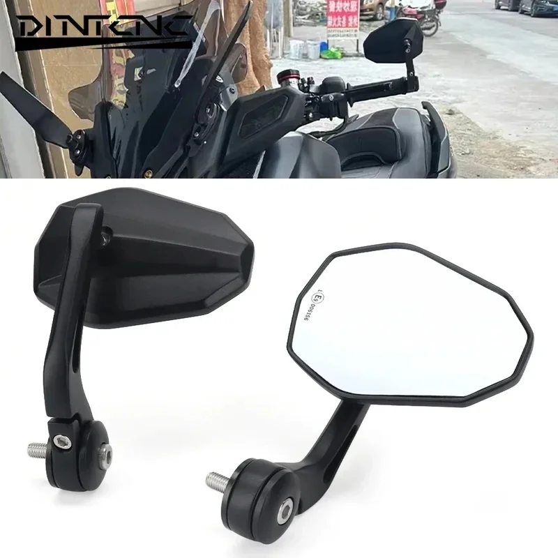 E Certification Aluminum Handlebar Mirrors for YAMAHA X-MAX 300 2024 XMAX 300 Motorcycle Handle Bar End Rear View Side Mirror