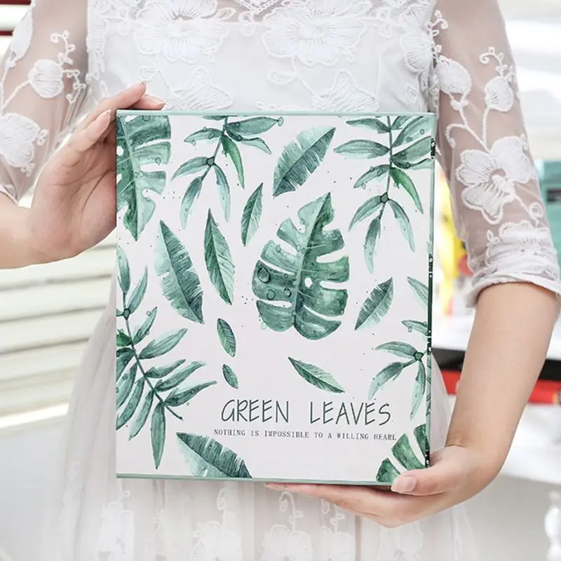 2023 4D Large 6 Inchs ألبوم صور 100 ورقة سجل القصاصات ورقة الطفل الأسرة سجل القصاصات البومات الزفاف Foto لتقوم بها بنفسك الحرفية #1