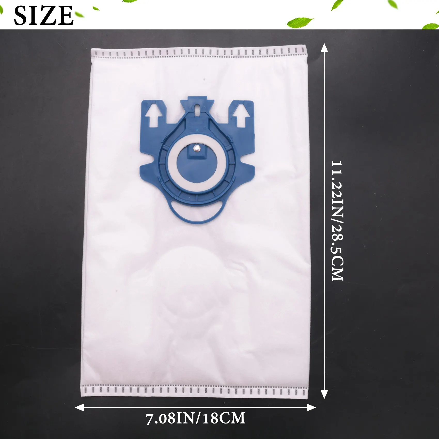 مكنسة كهربائية AirClean-GN ، أكياس الغبار كفاءة ثلاثية الأبعاد ، استبدال جزء ل GN ، كيس الغبار ، 15 قطعة