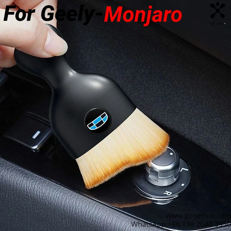 Para Geely herramienta de limpieza Interior de coche aire acondicionado salida de aire cepillo de limpieza cepillo de coche grietas de coche cepillo