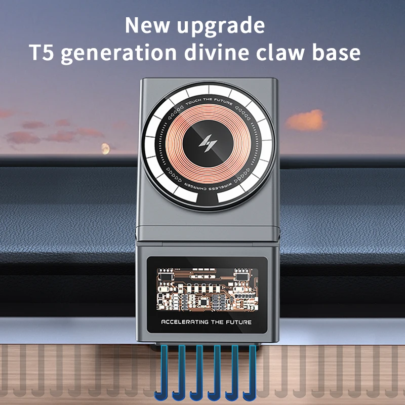 

Магнитный автомобильный держатель для телефона Tesla Model 3/Y, подставка для беспроводной зарядки 15 Вт, подставка для MagSafe Air Vent, крепление для зарядного устройства мобильного телефона