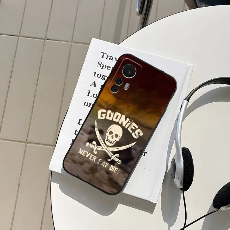 Goonies Poster Phone Case For Xiaomi 11 13T 12 10T 9 T Pro Pro Lite Ulltra X MIX4 CIVI Funda Black Coque