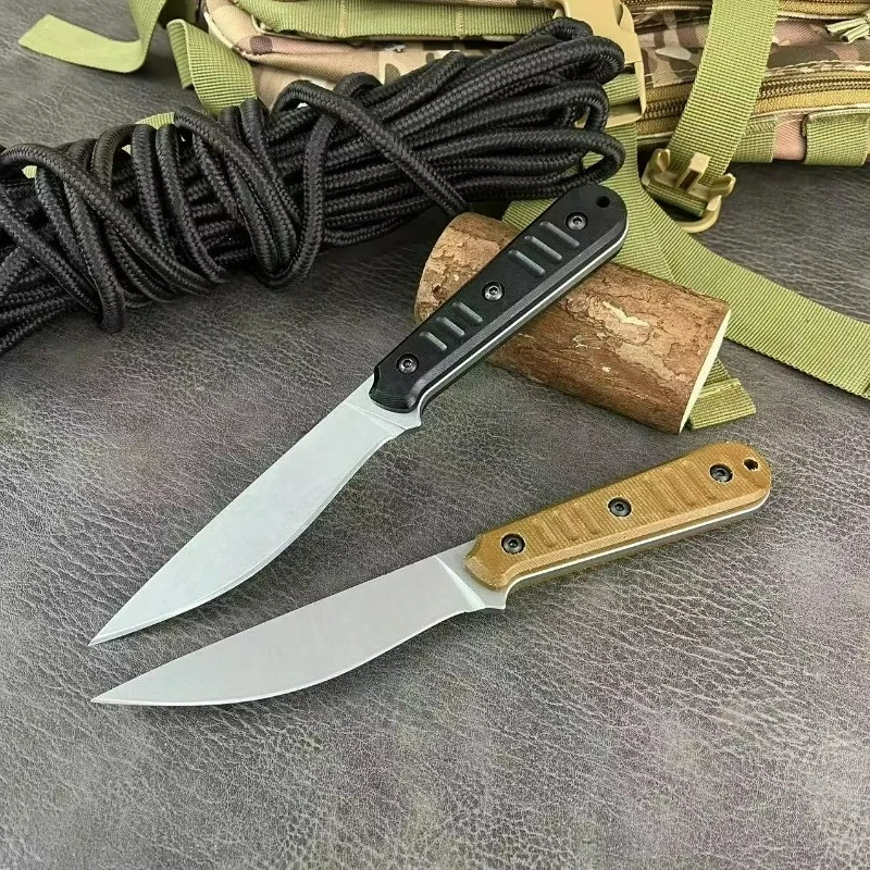 

BSDNL-DC53 G10 handle sharp blade multifunctional outdoor self-defense tactical hunting cutting meat straight knife