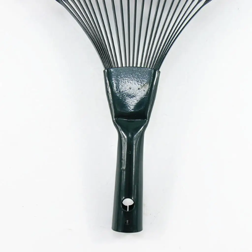 

Durable Garden Leaf Rake Head Green Steel Garden Rake for Lawn Gardening Tools Grass Cutter for Yard Care
