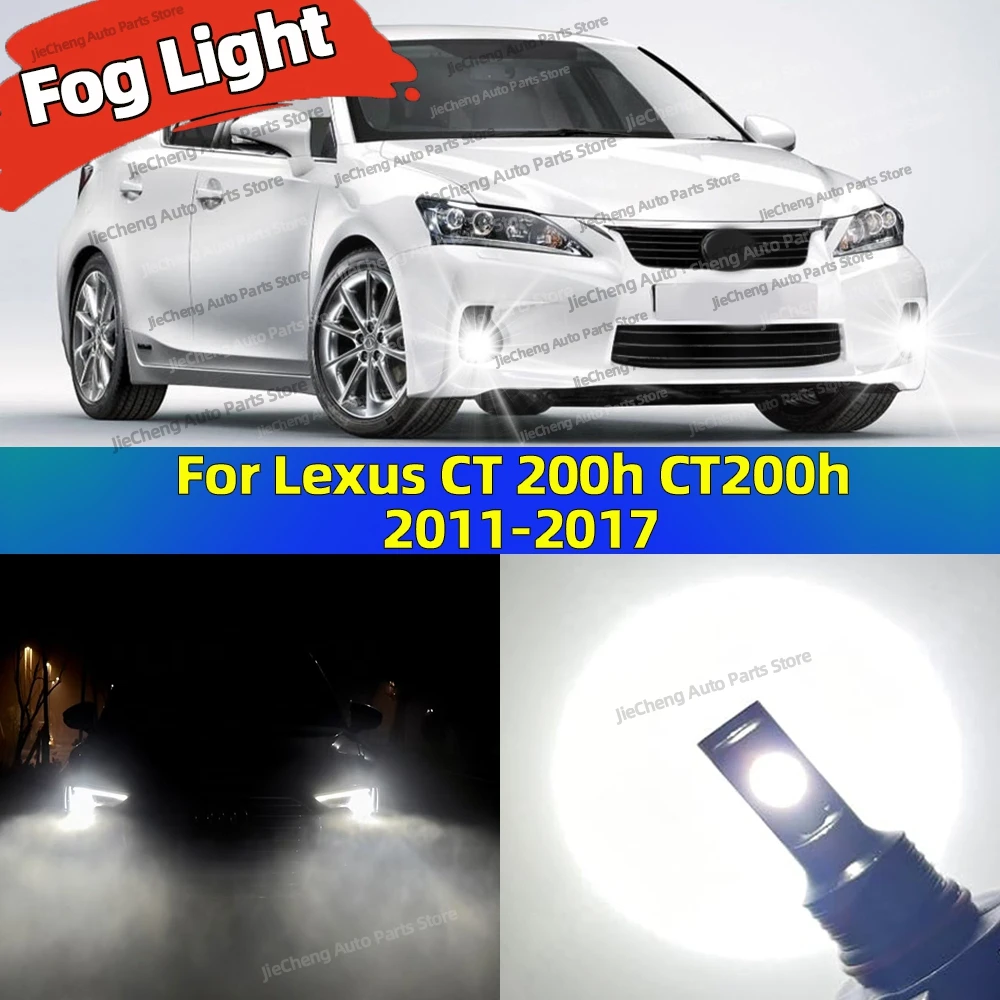 

LED Fog Lamp Car Fog Light Front Bulb 25000LM Ultra Bright For Lexus CT 200h CT200h 2011 2012 2013 2014 2015 2016 2017
