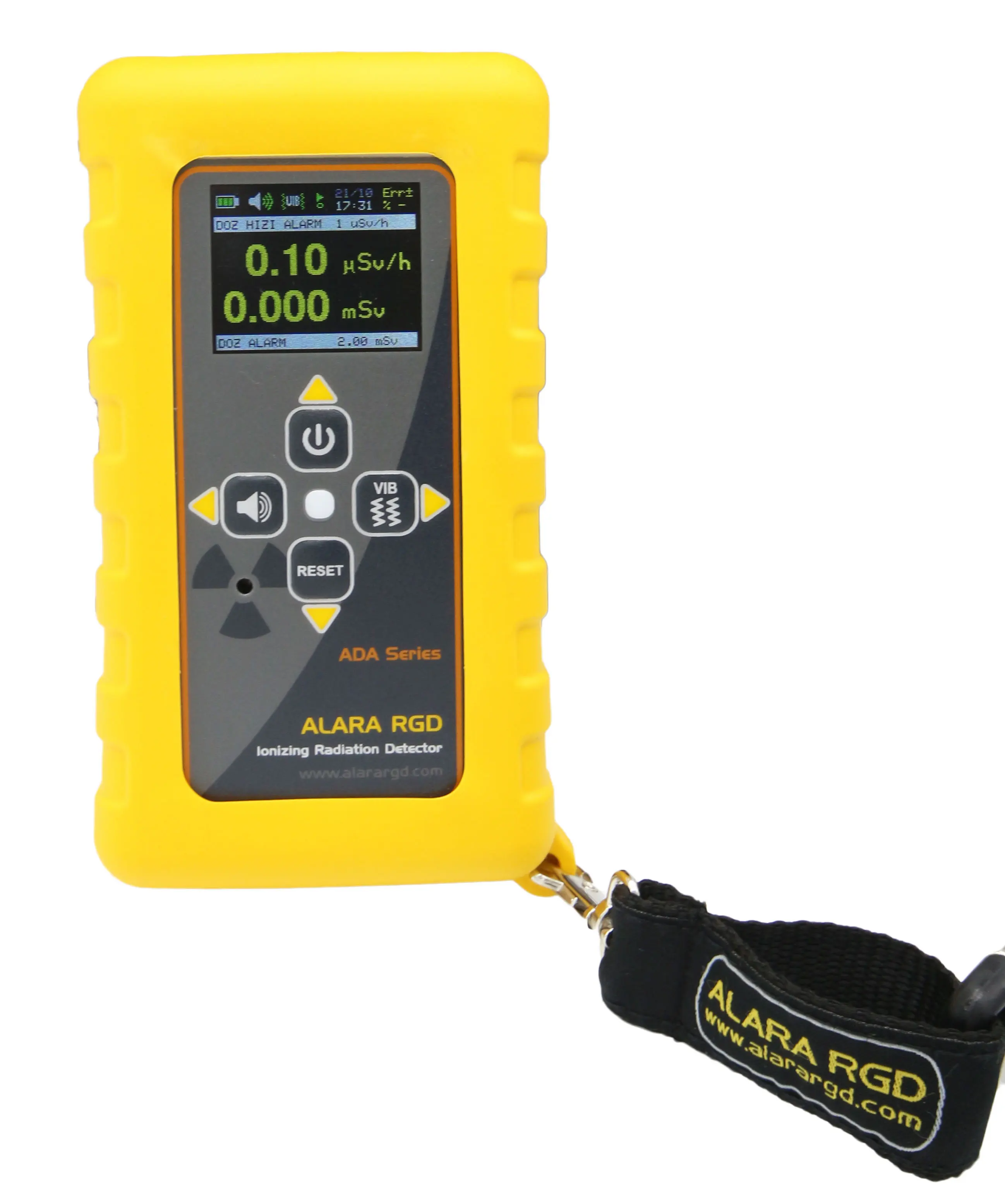 

Digital Survey Meter Portable Radiation Detector Geiger Muller Tube Comfortable Use for Gamma Radiation