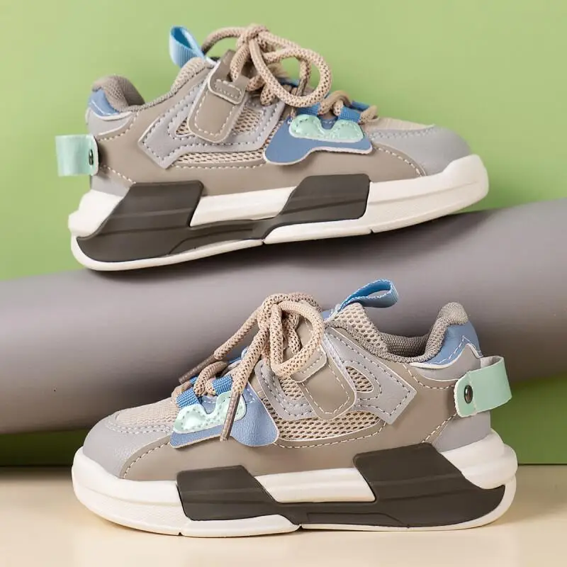 

Детская спортивная обувь, легкая повседневная обувь для мальчиков и девочек, дышащие сетчатые кроссовки, модная обувь для папы для детей, активный отдых на свежем воздухе