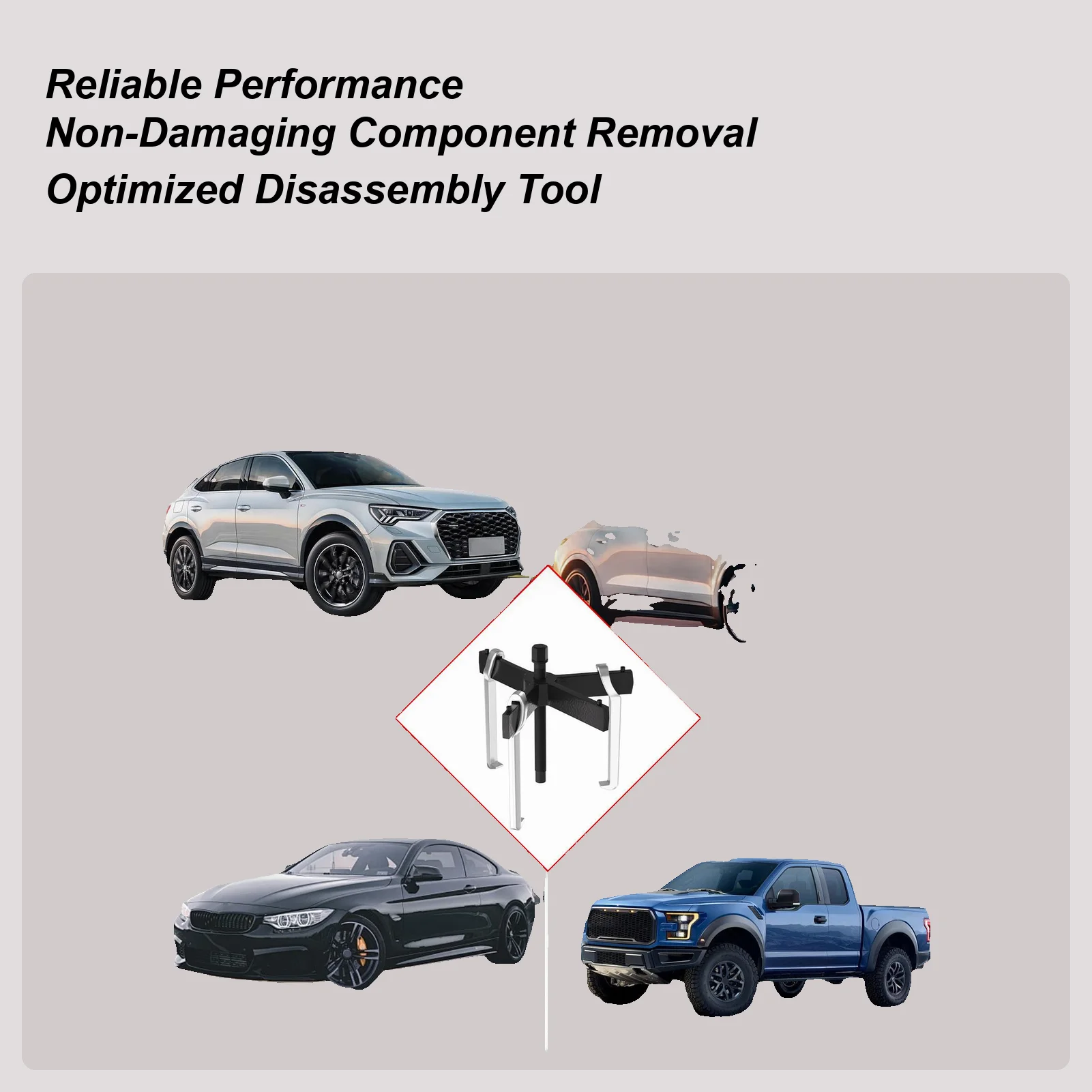 

Bearing Puller 4/6/8 Inch Heavy Duty Multi-Functional Repair Tools Well Pump Puller For Mechanics Motorcycle ATV Boat Vehicle