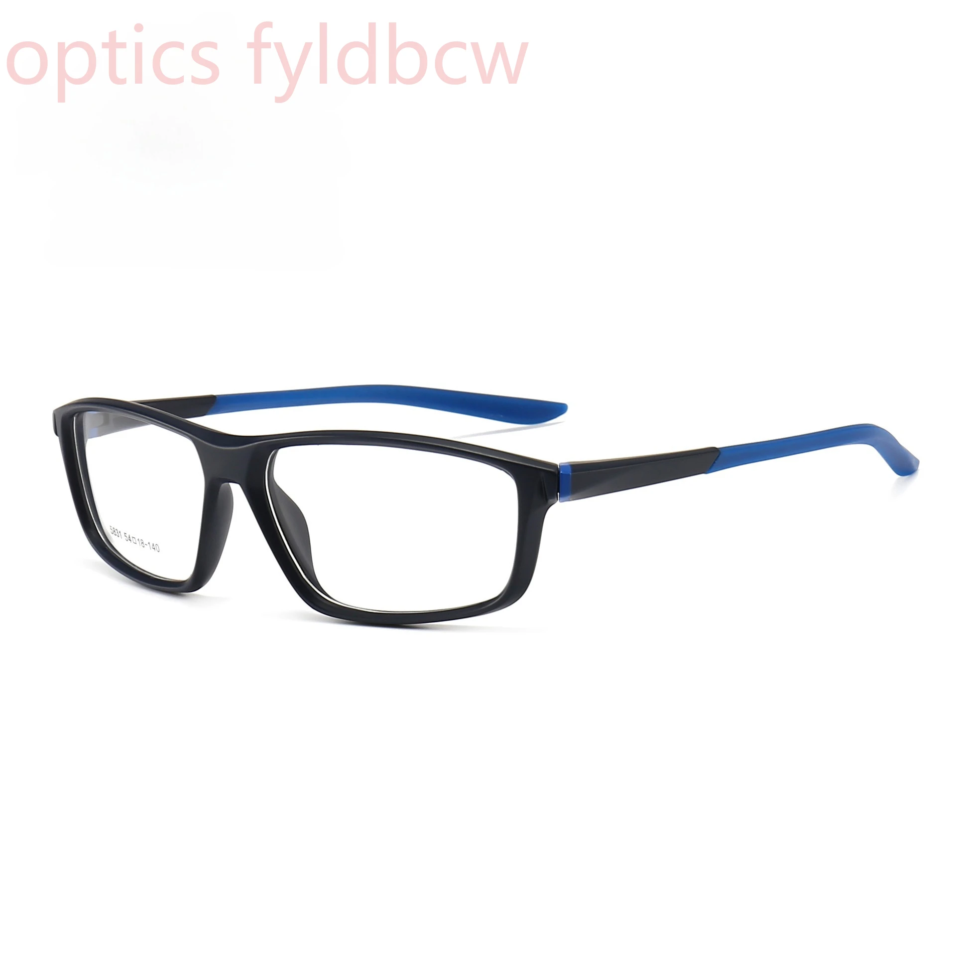 54-18-140 Sports Tr90 Eyeglass Frames - Lightweight Square Frame for Outdoor Running, Customizable for Myopia and Hyperopia