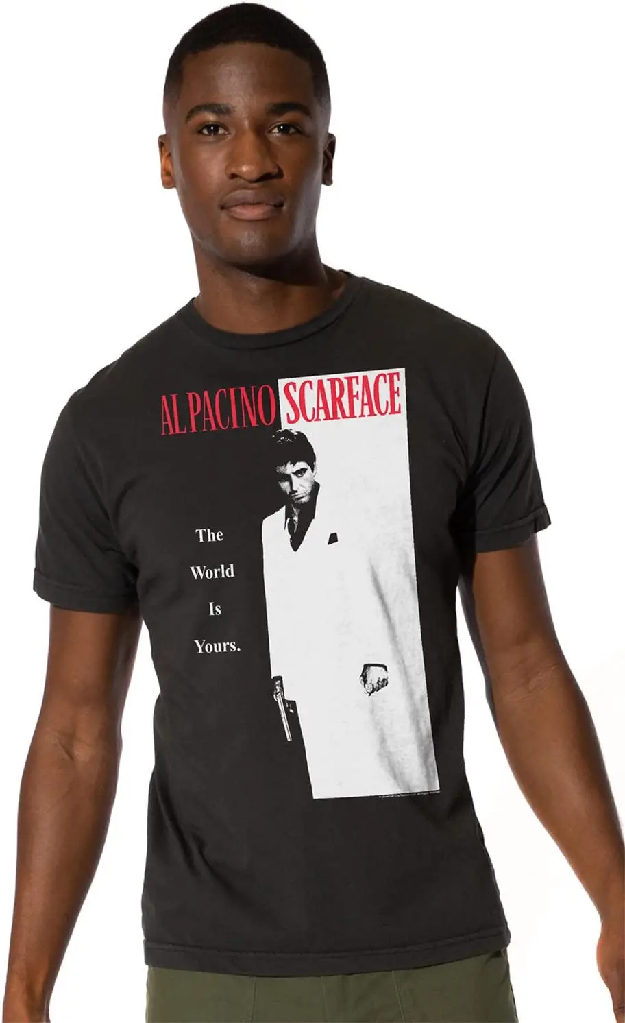 LOGOVISION Scarface Classic Shirts for Men, Short Sleeve T Shirt, Officially Licensed