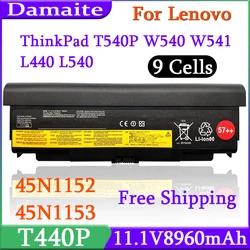 45N1152 45N1153 57++ Laptop Battery For Lenovo Thinkpad W540 T540P T440P L440 L540 Series 45N1146 45N1147 45N1158 11.1V 8960mAh