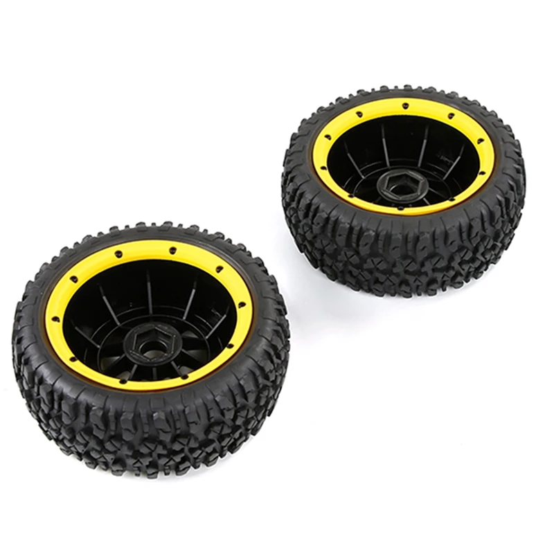 2Pcs Wasteland ยางและชุดดุมล้อสําหรับ 1/5 Hpi Km Baja 5 S/SLT/V5 LOSI 5IVE T Rc รถอะไหล่ - 180X70 มม.