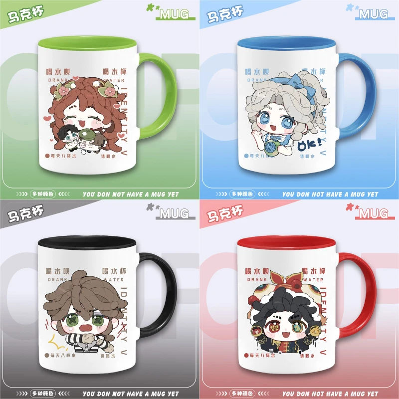 

In Stock 2025 Game Identity Ⅴ Anime Cos Prisoner Luca Balsa Painter Etc. Unisex Color-blocking Ceramic Mug Water Cup Prezzie