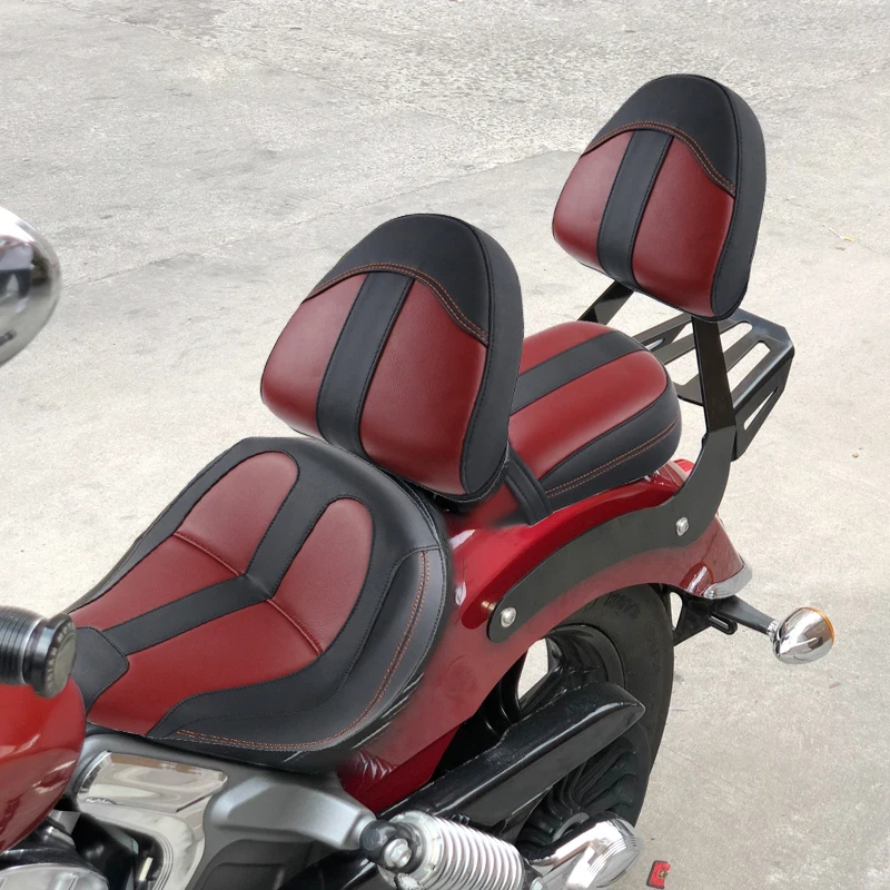 Motorcycle For Indian Scout Sixty ABS 100th 2015-2023 Rear Passenger Backrest Seat Sissy Bar Cushion Luggage Rack Accessories