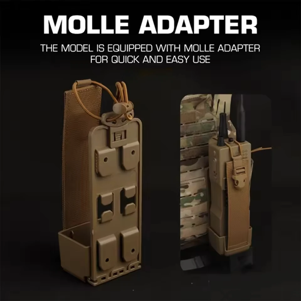 PRC-152 Radio Model Electric Speed Loader for 6mm BBS Pellet Airsoft High-Speed Loading with Adapter