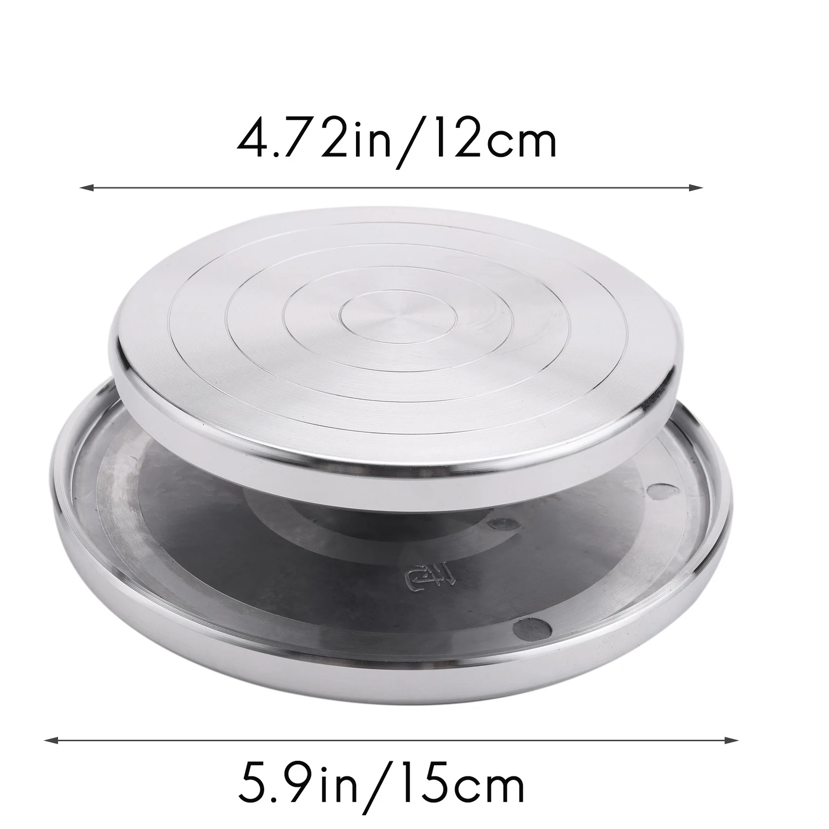AC52-12/15Cm Double Face Use Aluminum Alloy Turntable For  Clay Sculpture Platform Pottery Wheel Rotating Tools