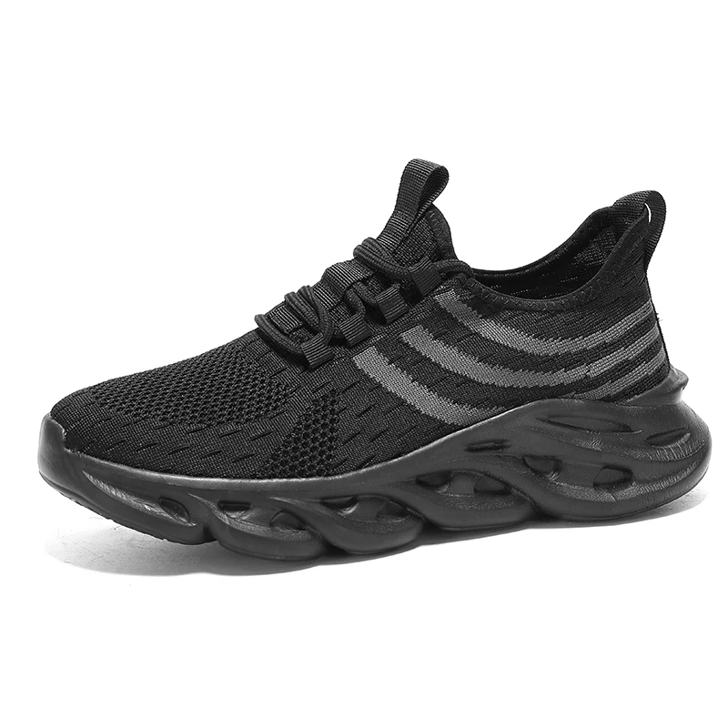 Nieuwe Designer Heren Casual Sneakers Ademende Mesh Oppervlak Lichtgewicht Hardloopschoenen Wandelen Platte Fitness Herenschoenen Grote Maat